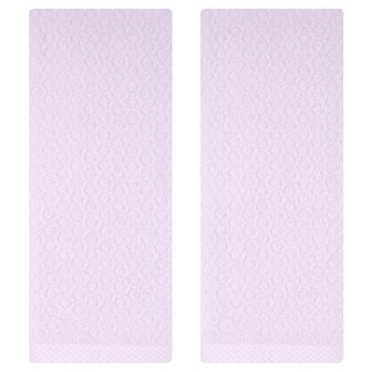 Solid Bathroom Hand Towels, 13" x 29" Cotton Hand Towel Set, Absorbent Soft Towels 2 Pack