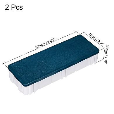 12 Compartments Paint Palette, 2 Pack Plastic Painting Tray Deep Saver Box