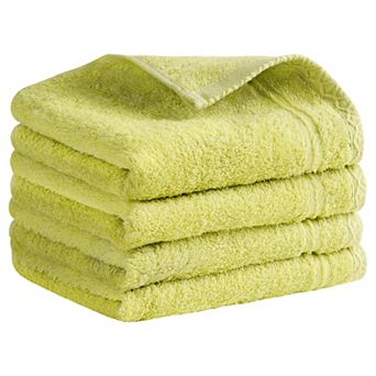 Cotton Hand Towels, Solid Soft Absorbent Hand Towel for Bathroom 4 Pack