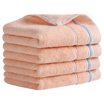 Cotton Hand Towels, Solid Soft Absorbent Hand Towel for Bathroom 4 Pack