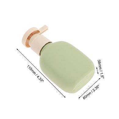 Pressure Pump Flat Soap Dispenser for Bathroom 3.38oz 1 Pcs