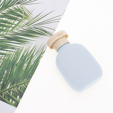 Flip Cap Flat Soap Dispenser for Bathroom, 3.38oz 1 Pc