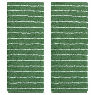 Stripe Hand Towels, Cotton Soft Absorbent Durable Bath and Face Towel 2 Pack
