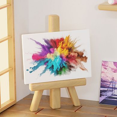 2.8"x2.8" Canvas Boards for Painting, 24Pack Cotton Wood Frame Square Canvas Panel