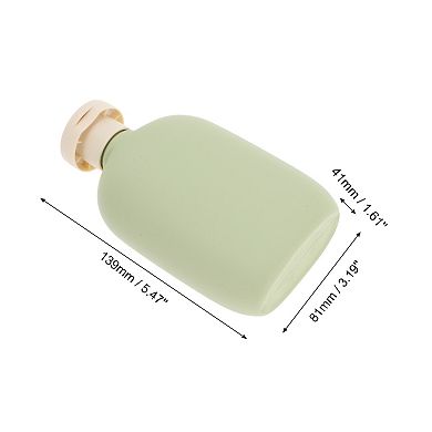 Flip Cap Flat Soap Dispenser for Bathroom 3.38oz 1 Pc