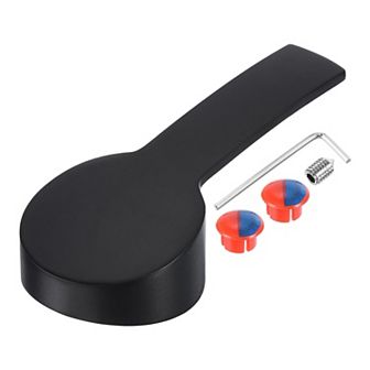 Single Lever Faucet Handle for 35mm Cartridge Zinc Alloy Faucet Handle Replacement Black 4.1" Length