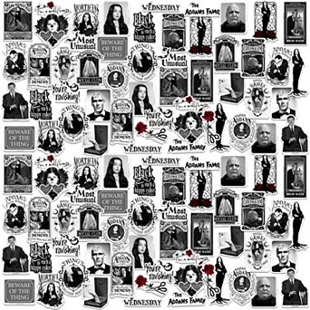 Addams Family Sticker Pack