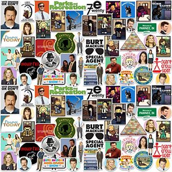 7e Twenty Sticker Pack Parks And Recreation Collection