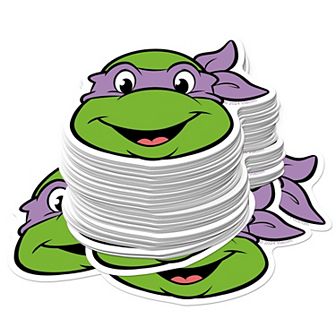 Teenage Mutant Ninja Turtles Donatello Headshot Stickers Variety Pack