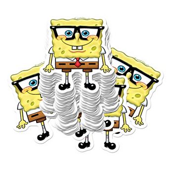 Spongebob Squarepants Nerdy Expression Stickers Variety Pack