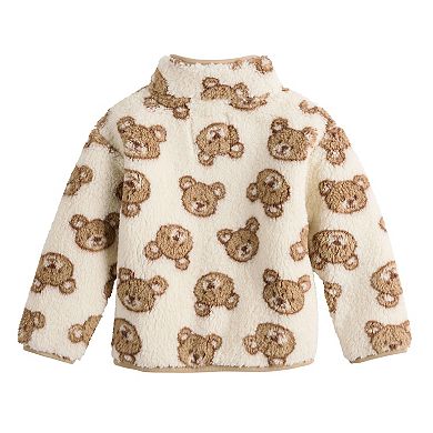 Baby & Toddler Jumping Beans® High Pile Fleece Jacket with Bear Print