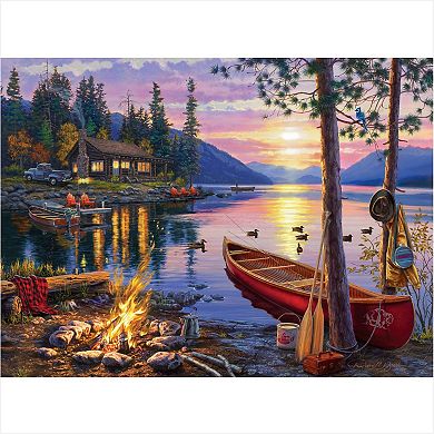 Buffalo Games Canoe Lake Jigsaw Puzzle (1000 Pieces)