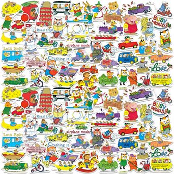 Richard Scarry Anniversary Stickers Variety Pack