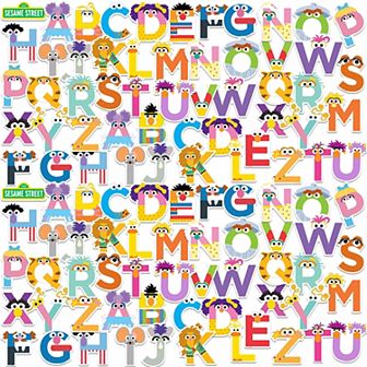 Sesame Street Alphabet Stickers Variety Pack