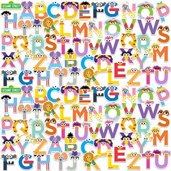 Sesame Street Alphabet Stickers Variety Pack