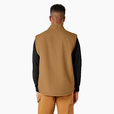 Men's Dickies Duck Canvas High Pile Fleece Lined Vest
