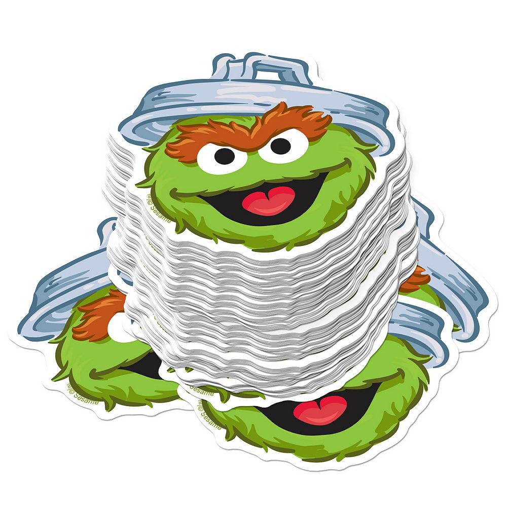 Sesame Street Oscar Face Stickers Variety Pack