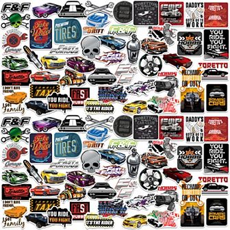 Fast and Furious Stickers Variety Pack