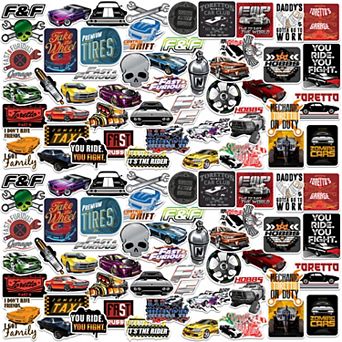 Fast and Furious Stickers Variety Pack
