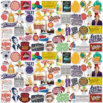 Willy Wonka Stickers Variety Pack