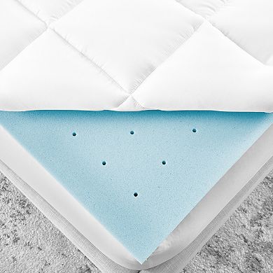 BodiPedic 4-in. Hybrid Memory Foam & Fiber Mattress Topper