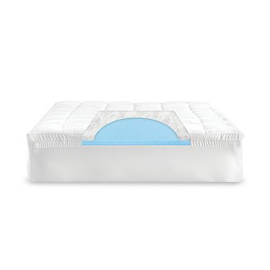 BodiPedic 4-in. Hybrid Memory Foam & Fiber Mattress Topper