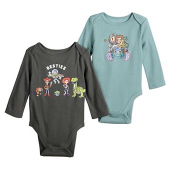 Baby Jumping Beans® Disney/Pixar's Toy Story 2-Pack Long Sleeve Bodysuits