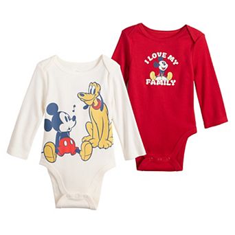 Baby Jumping Beans® Disney's Mickey Mouse 2-Pack Bodysuit Set