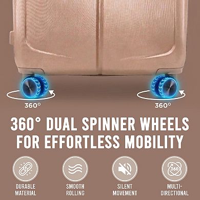 IZOD Mateo 3-pc. Hardside Spinner Luggage Set
