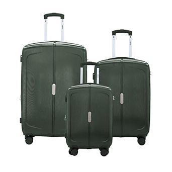 IZOD Mateo 3 pc Hardside Spinner Luggage Set