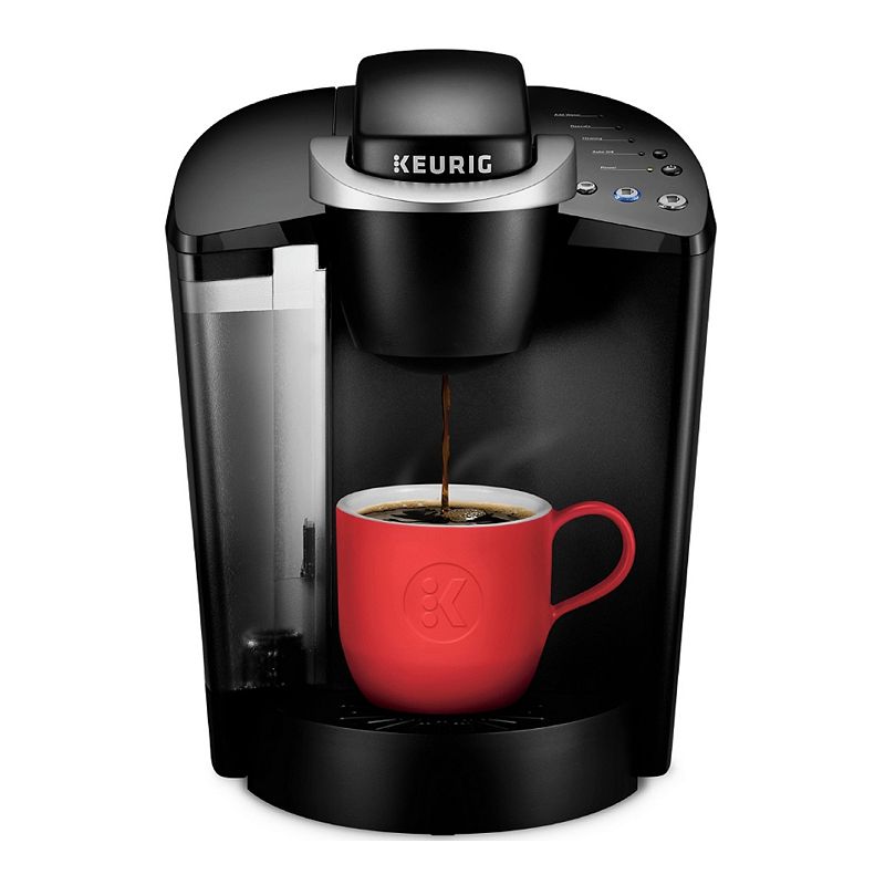Keurig K-Classic Single-Serve K-Cup Pod Coffee Maker - K50 - Black: 48oz Capacity, Automatic Shut-Off, Removable Reservoir