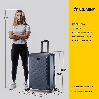 US Army FOX Hardside Spinner Luggage