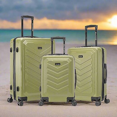 US Army FOX 3-Piece Hardside Spinner Luggage Set