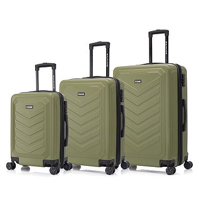 US Army FOX PRO 3-Piece Expandable Hardside Spinner Luggage Set