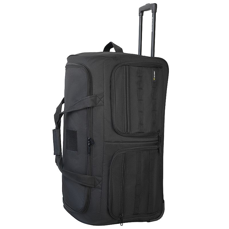 US Army ROMEO Tactical Rolling Duffel Bag, Black