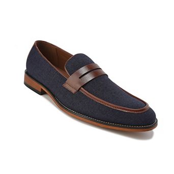 Gino Vitale Moc Toe Penny Slip On Loafer
