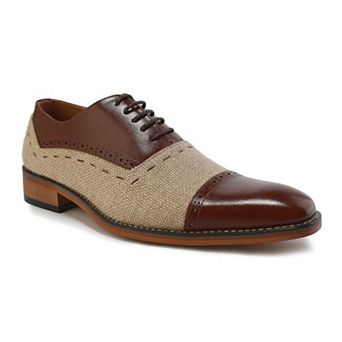 Gino Vitale Lace-Up Cap Toe Oxford