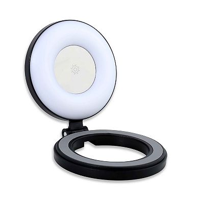 iJoy Swivel Glow Magnetic Ring Light - Rechargeable USB-C Phone Light