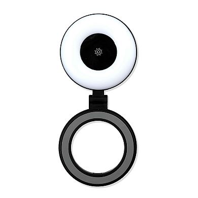 iJoy Swivel Glow Magnetic Ring Light - Rechargeable USB-C Phone Light