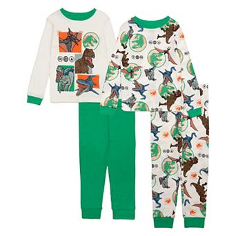 Boys 6-12 Jurassic World "Land, Air, Sea, Roar" 4 pc Pajama Top & Pajama Bottoms Set