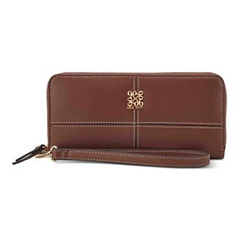Nine West Paxtin Zip Around Wallet With Wristlet