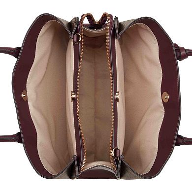Nine West Kyrie Triple Compartment Satchel Bag