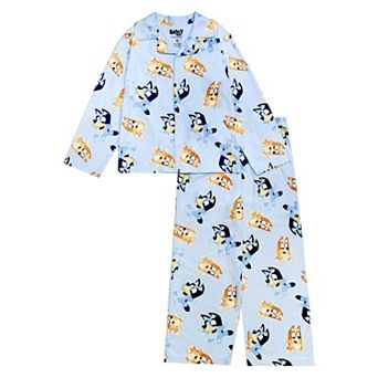 Boys 4-8 Bluey Jumping Pals 2 pc Pajama Top & Pajama Bottoms Set