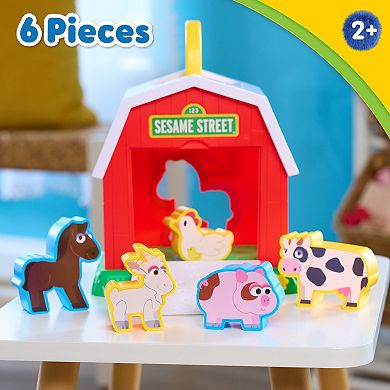 Just Play Elmo's Learn & Sort Barn 6-pc. Interactive Learning Toy Set
