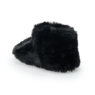 LC Lauren Conrad Piarry Women's Faux Fur Slip-On Boots