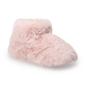 LC Lauren Conrad Piarry Women's Faux Fur Slip-On Boots