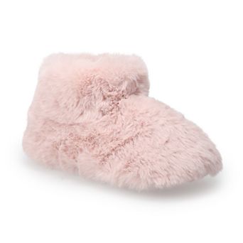 LC Lauren Conrad Piarry Women's Faux Fur Slip-On Boots