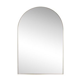 Elodie Medium Arched Metal Framed Wall Mounted Mirror