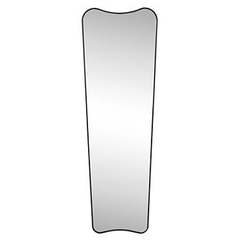 Alfie Large Rectangular Metal Framed Wall Mounted Full-Length Mirror