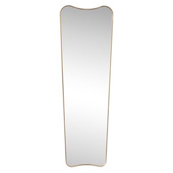 Alfie Large Rectangular Metal Framed Wall Mounted Full-Length Mirror
